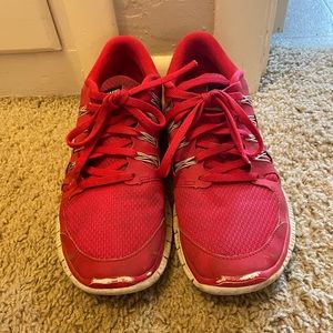 Nike shoes size 8.5. Worn condition, needs aglets